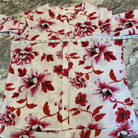 C & E floral blouse Large - Picture 10 of 10